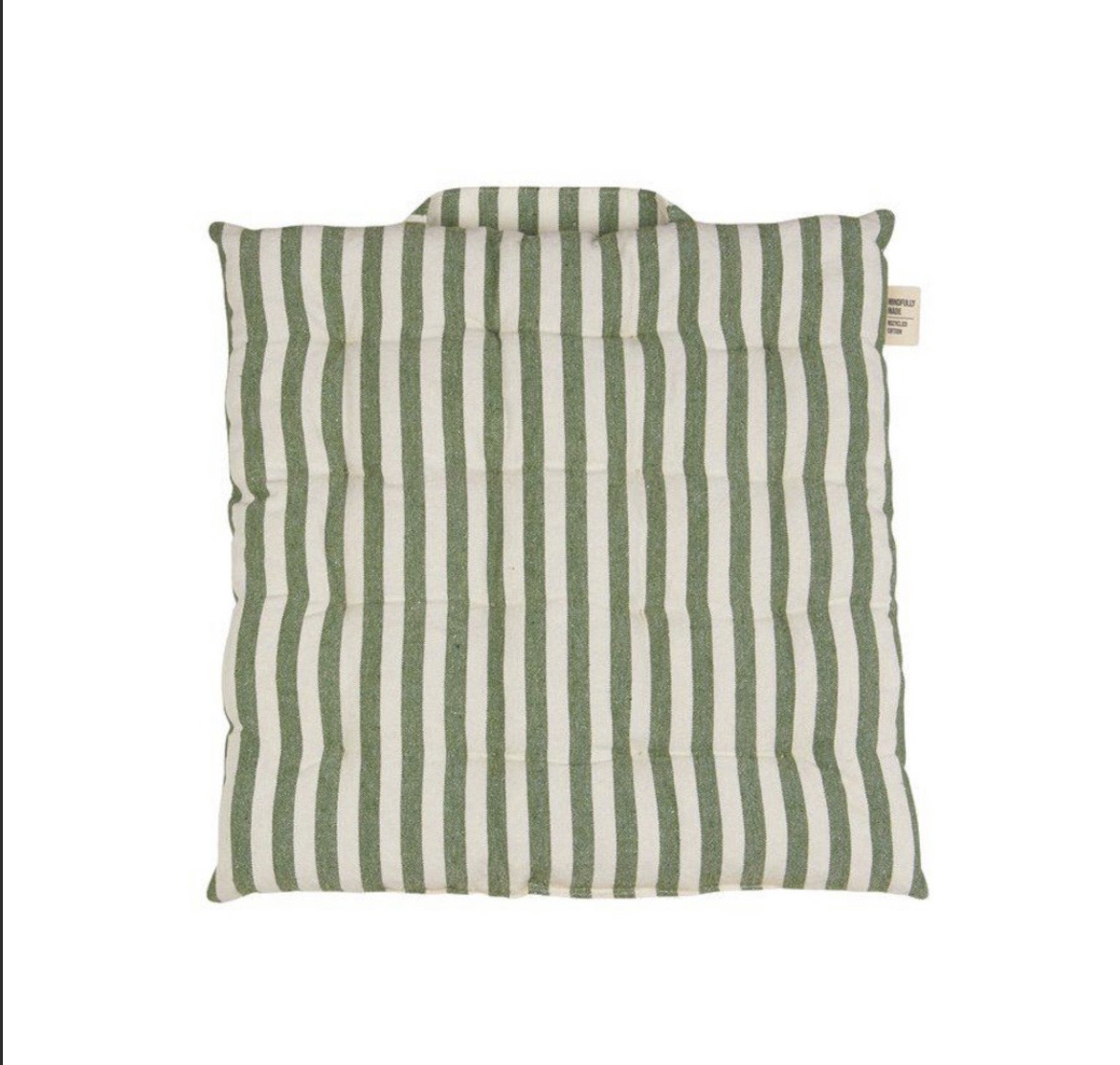 Sittdyna med Handtag Äppelgrön/Beige