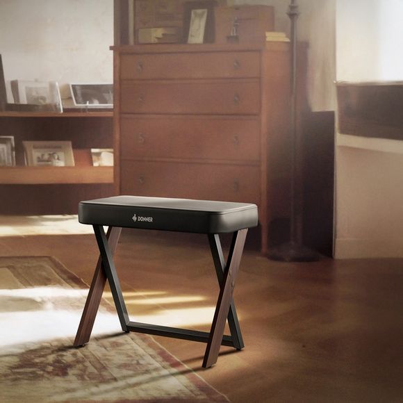 Donner DKB-300 pianobänk valnöt - 3