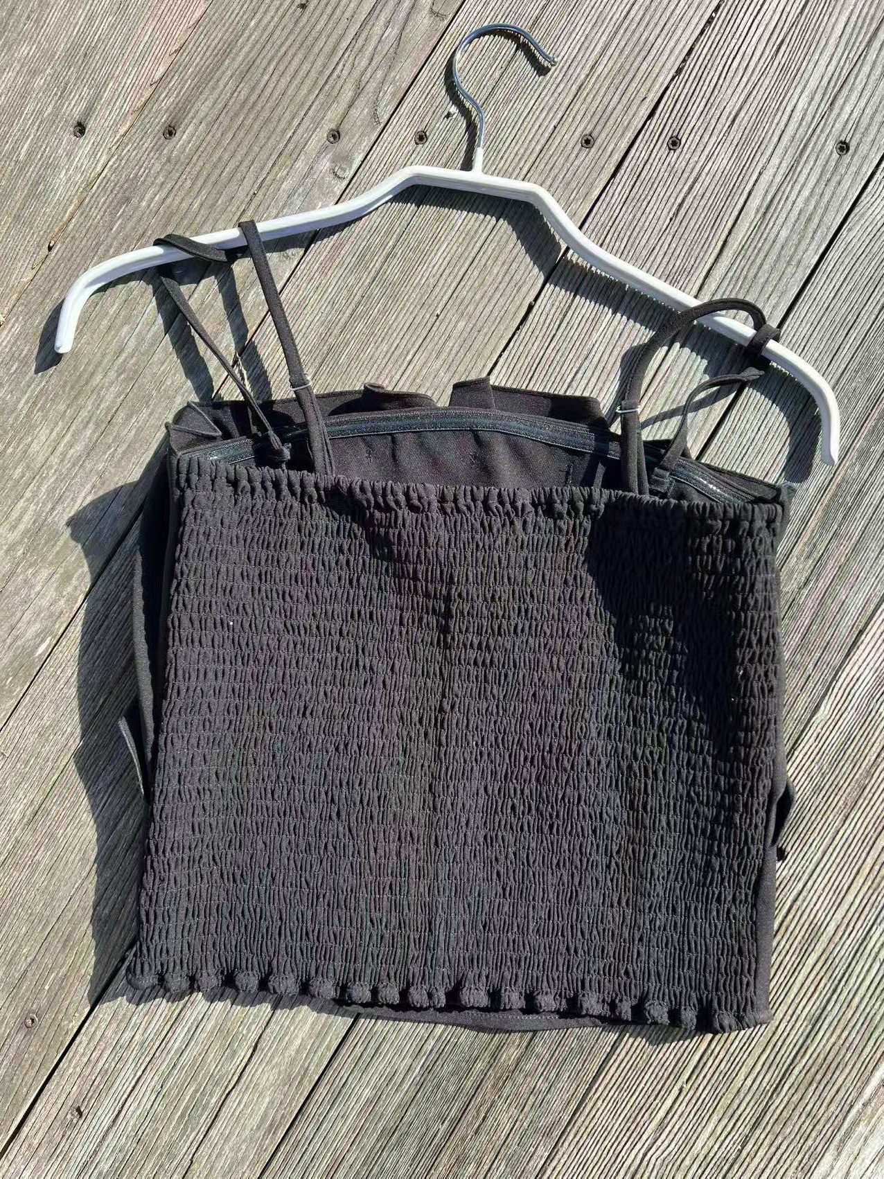 Selected Femme Vinelle Pleated Bandeau Top - 4