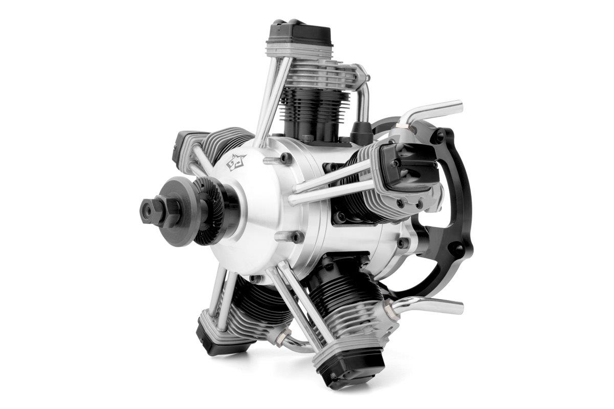 KAVAN FS400AR 4T 5-cylinder radial engine 64.00ccm