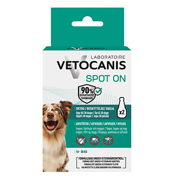 Vetocanis Spot On 2x3ml 10-30kg M