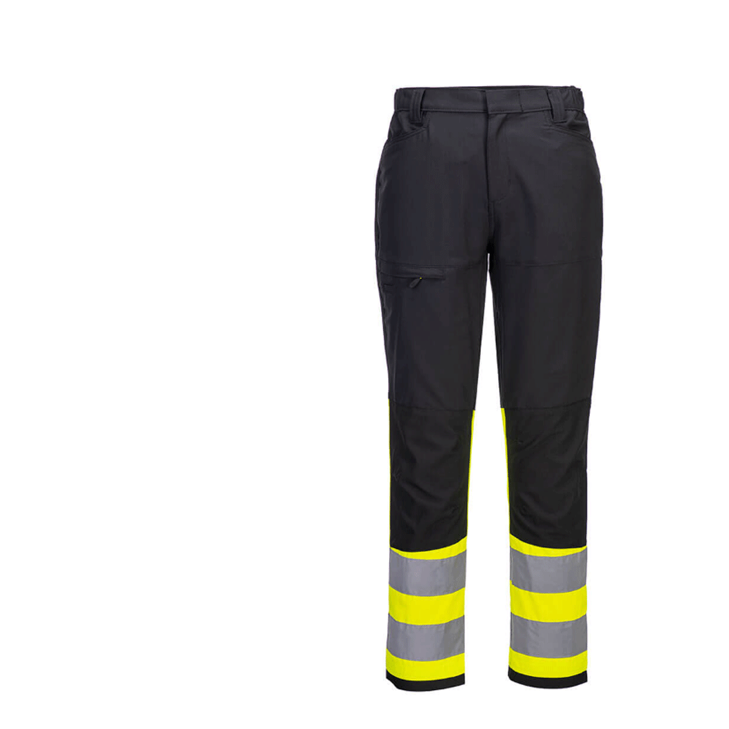 Huoltohousut Portwest Stretch klo 1 Sv/Keltainen - 2