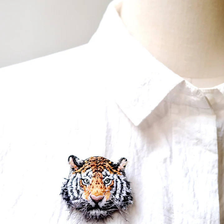 Brosch Sumatra Tiger, Trovelore - 3