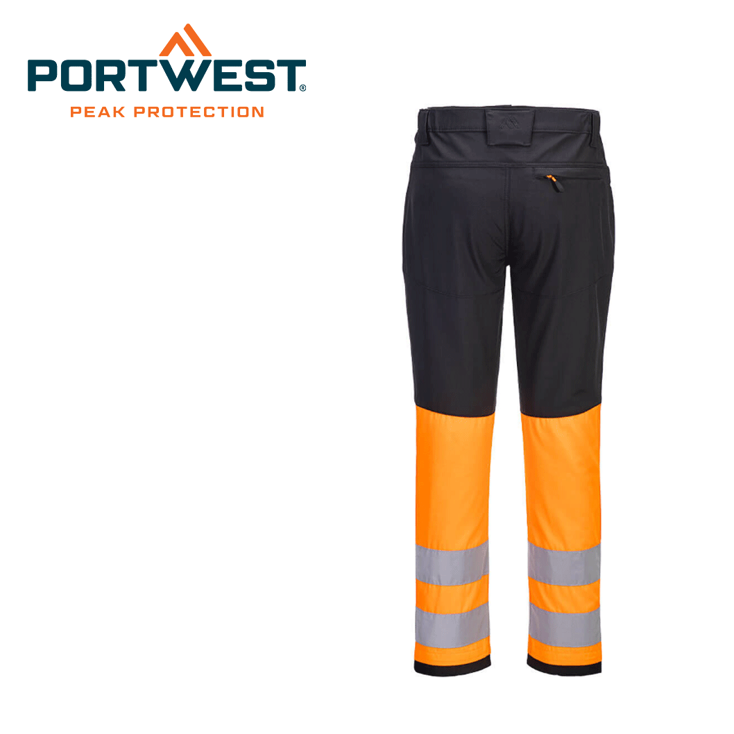 Huoltohousut Portwest Stretch 1 Sv/Or:lla - 3