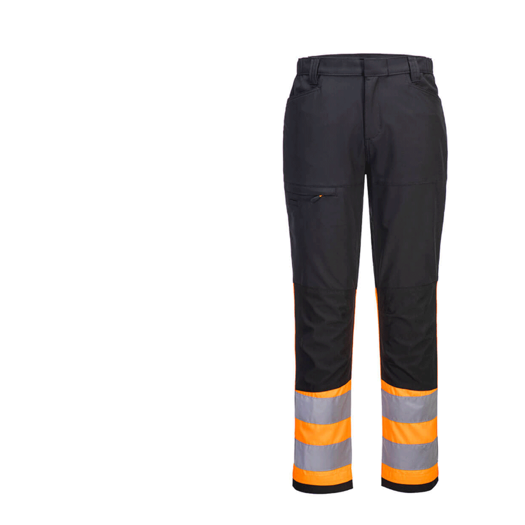 Huoltohousut Portwest Stretch 1 Sv/Or:lla - 2