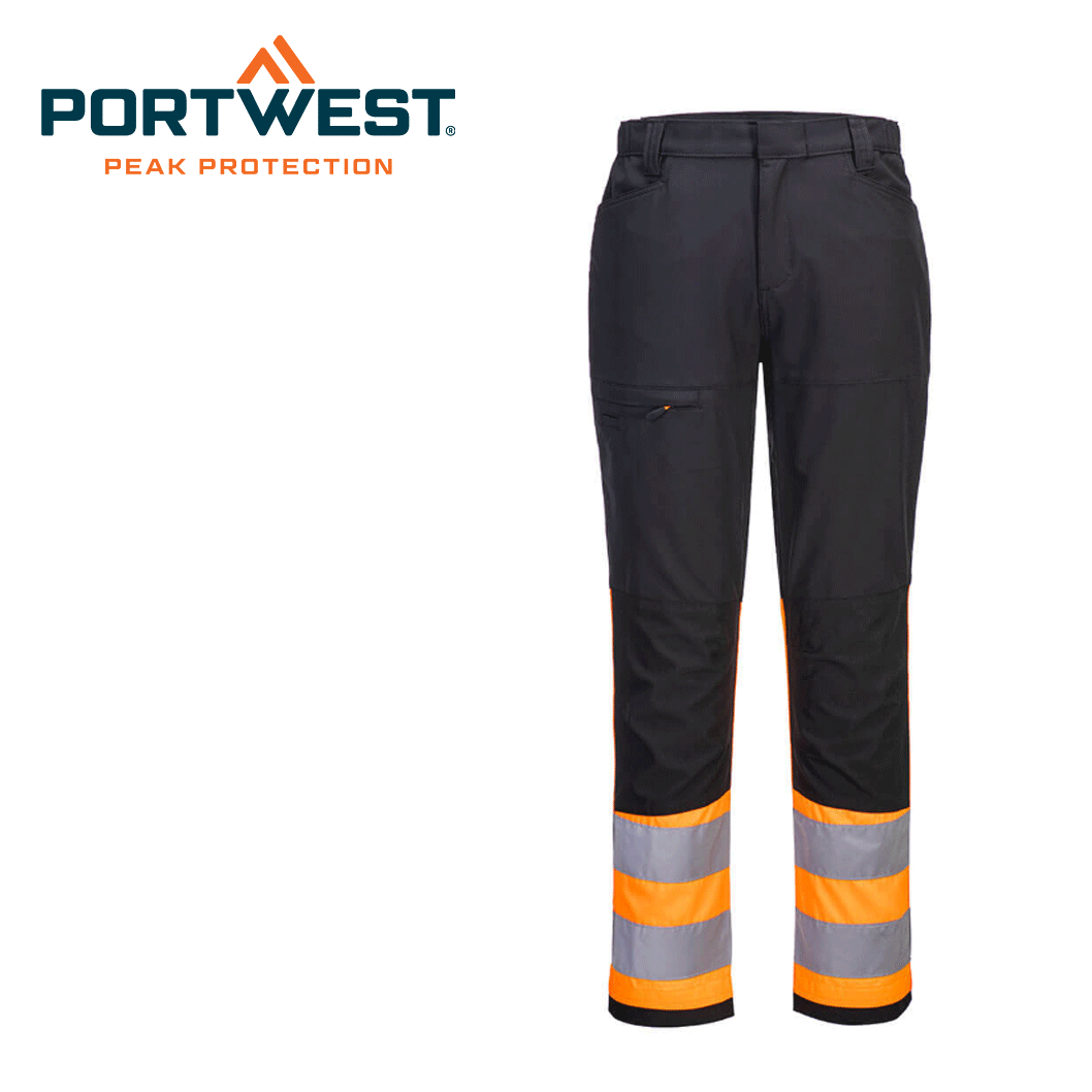 Huoltohousut Portwest Stretch 1 Sv/Or:lla