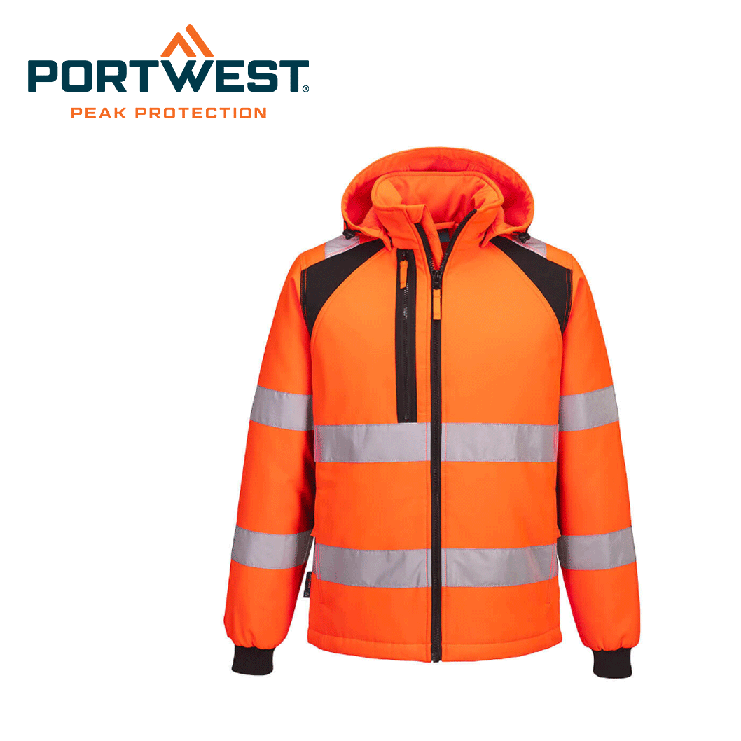 Vuorattu Softshell-takki Portwest Kl 3 Or