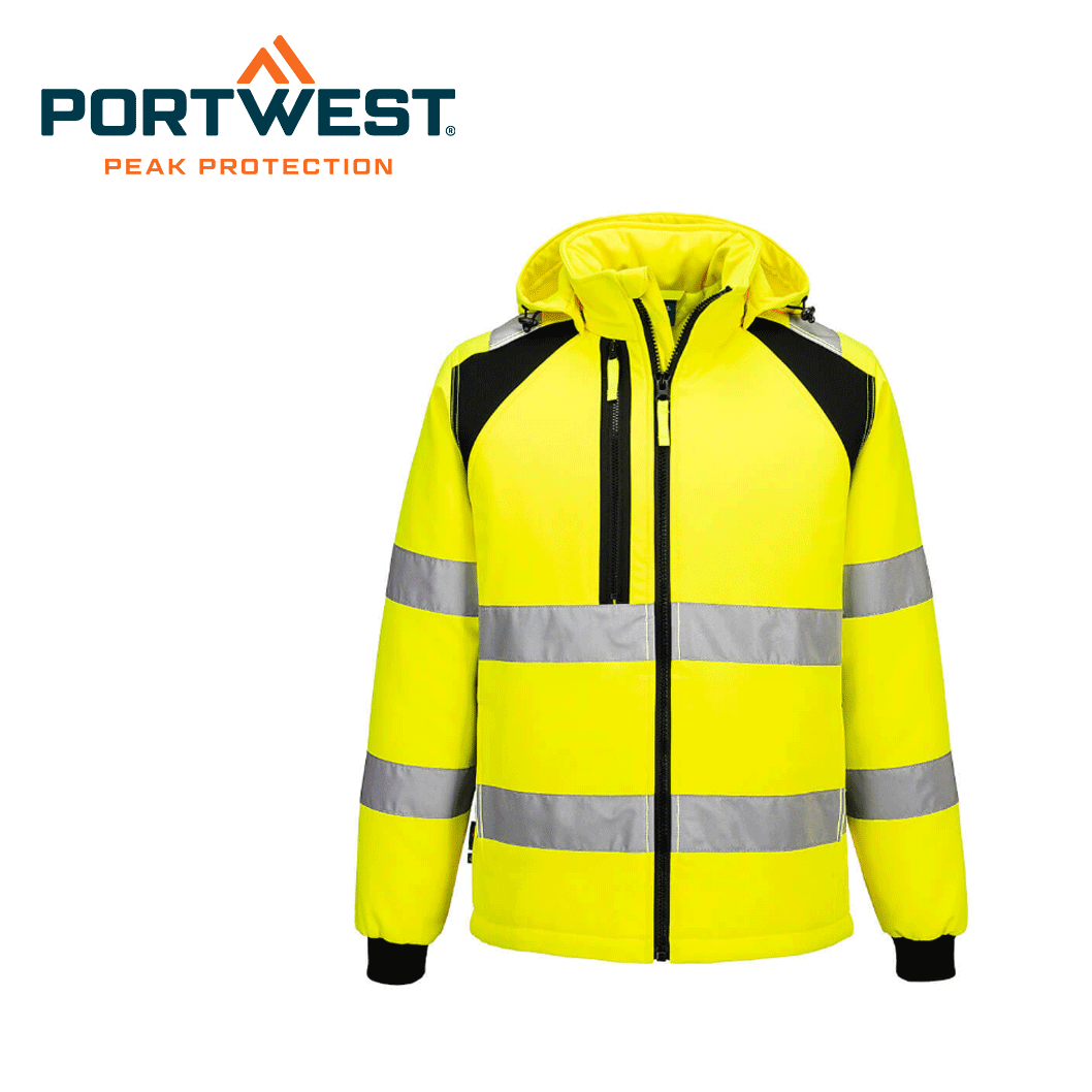 Vuorillinen Softshell-takki Portwest Kl 3 keltainen