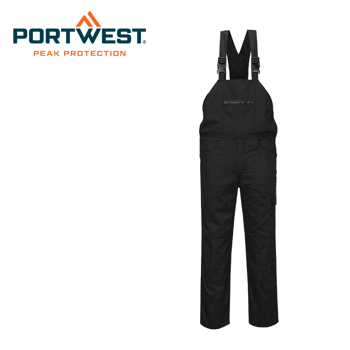 Hängslebyxa Portwest WX2 Eco Stretch Svart