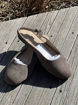 Selected Femme Charlotte Ballerina Chocolate