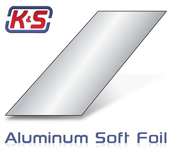K&S Aluminiumfolie 0.13x100x305mm (.005inch) (1)