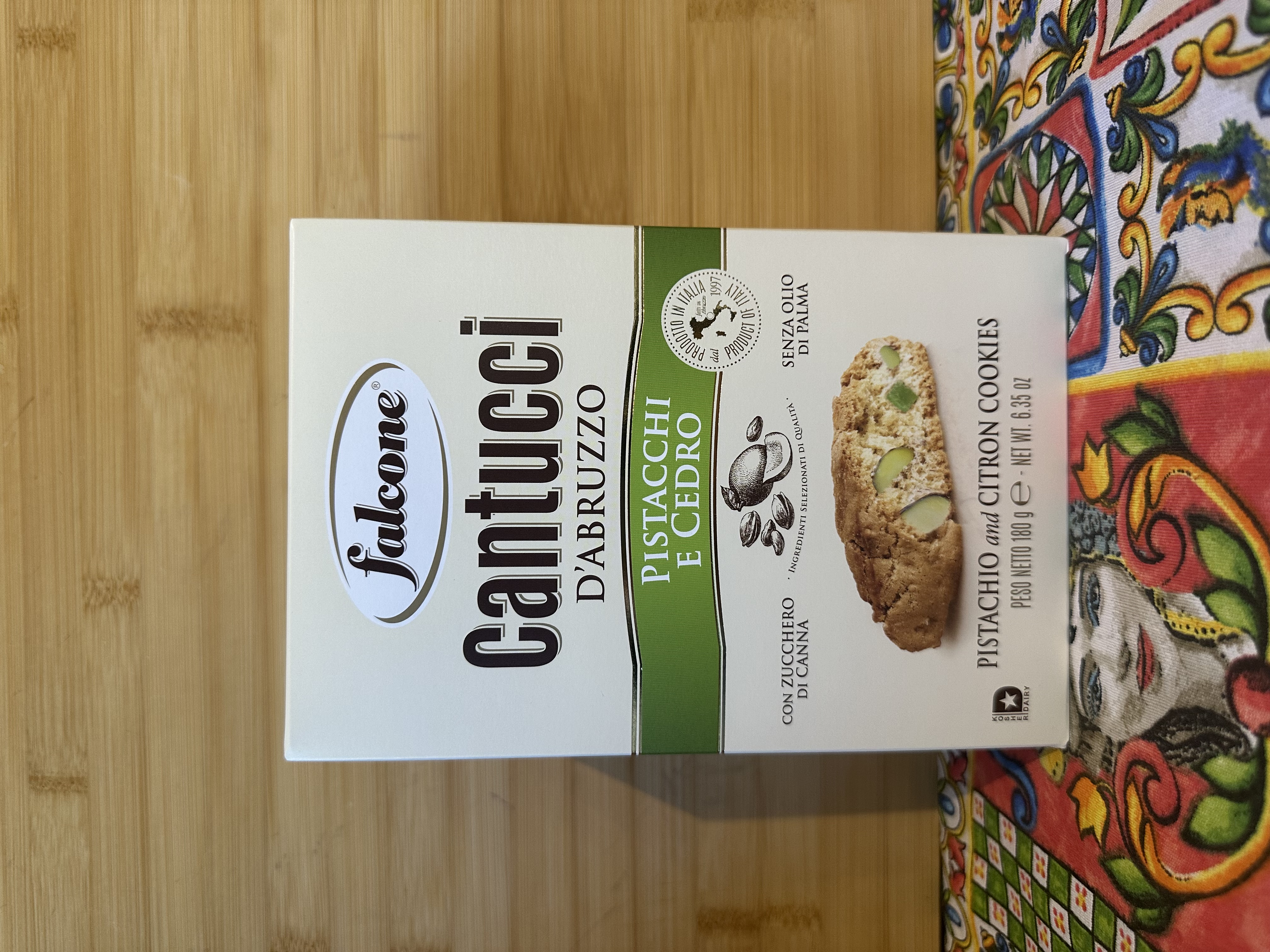 Falcone Cantucci Pistacchio e Cedro 180 g