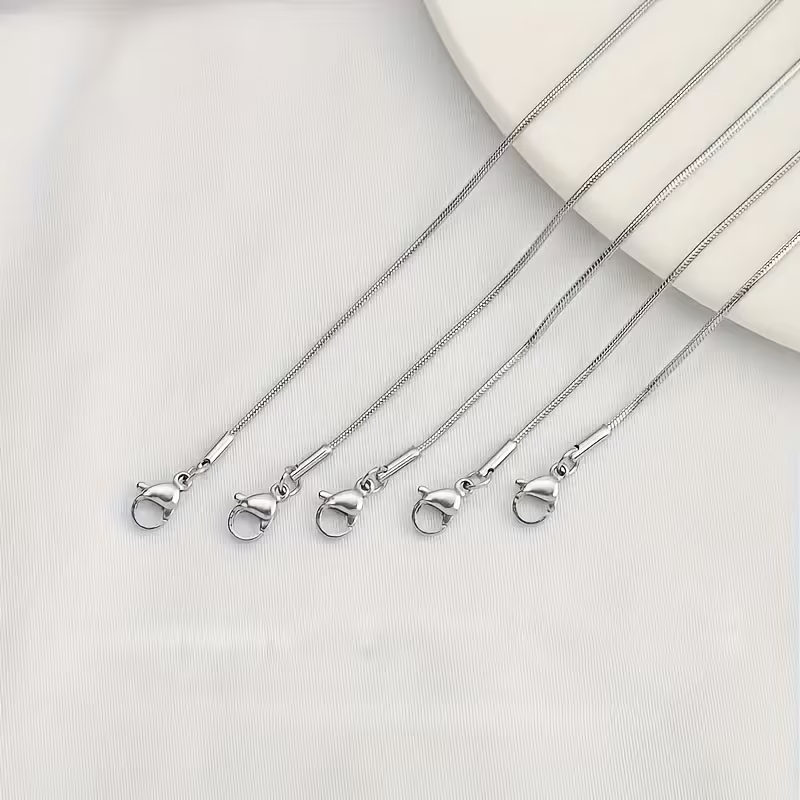 Halskedja "Snake" i rostfritt stål 1,2 mm -flera längder - 2