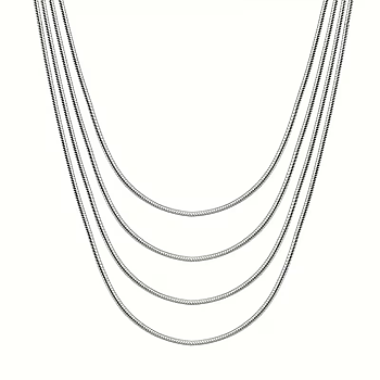 Halskedja "Snake" i rostfritt stål 1,2 mm -flera längder