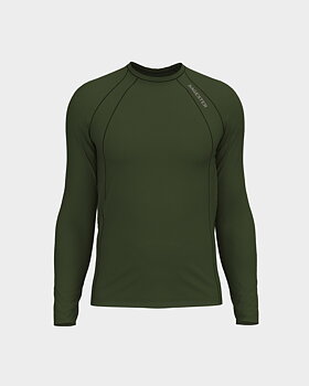 Långärma skogsgrön träningströja för pojkar