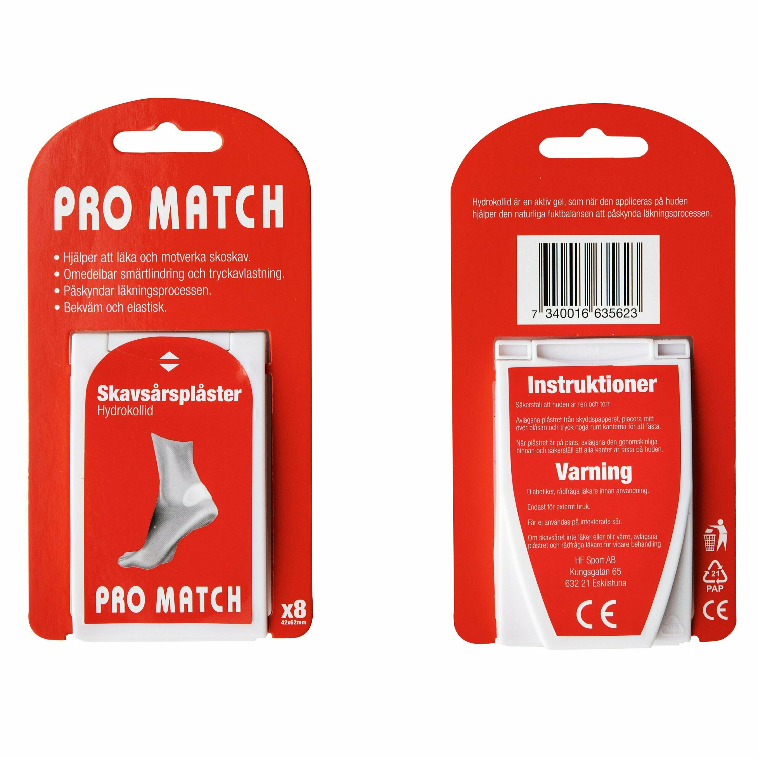 Skavsårsplåster ProMatch 8pack
