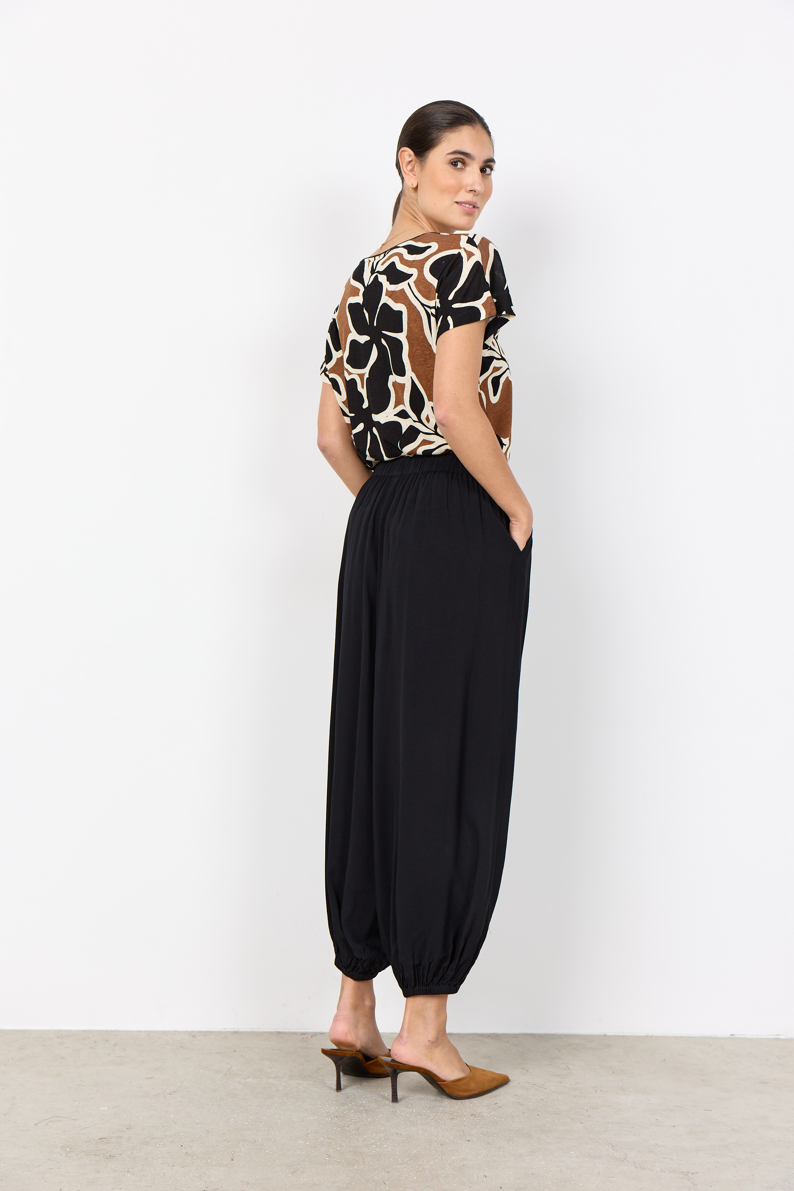 SC-RADIA 239 Svart Byxa Med Resår