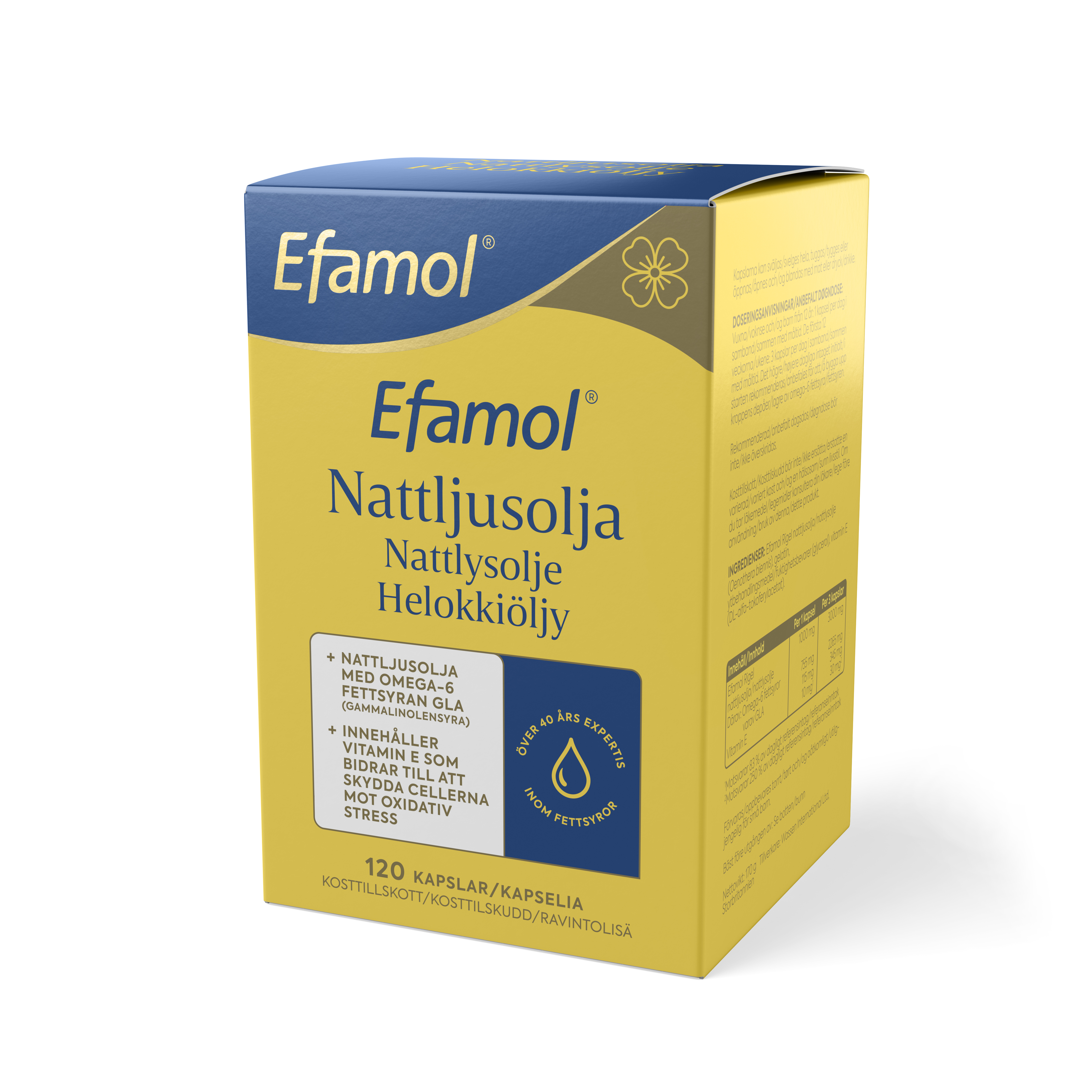 Efamol Nattljusolja - 120 kapslar