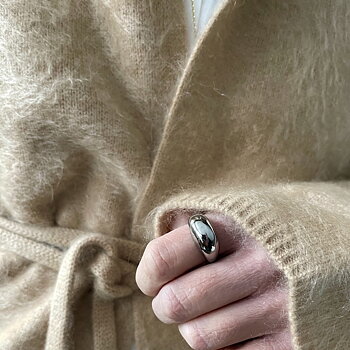 Bud to Rose Ring Bond - Silver