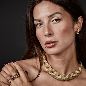 Bud to Rose örhänge Donna - guld