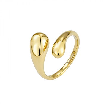 Bud to Rose Ring Mini Drop - Guld