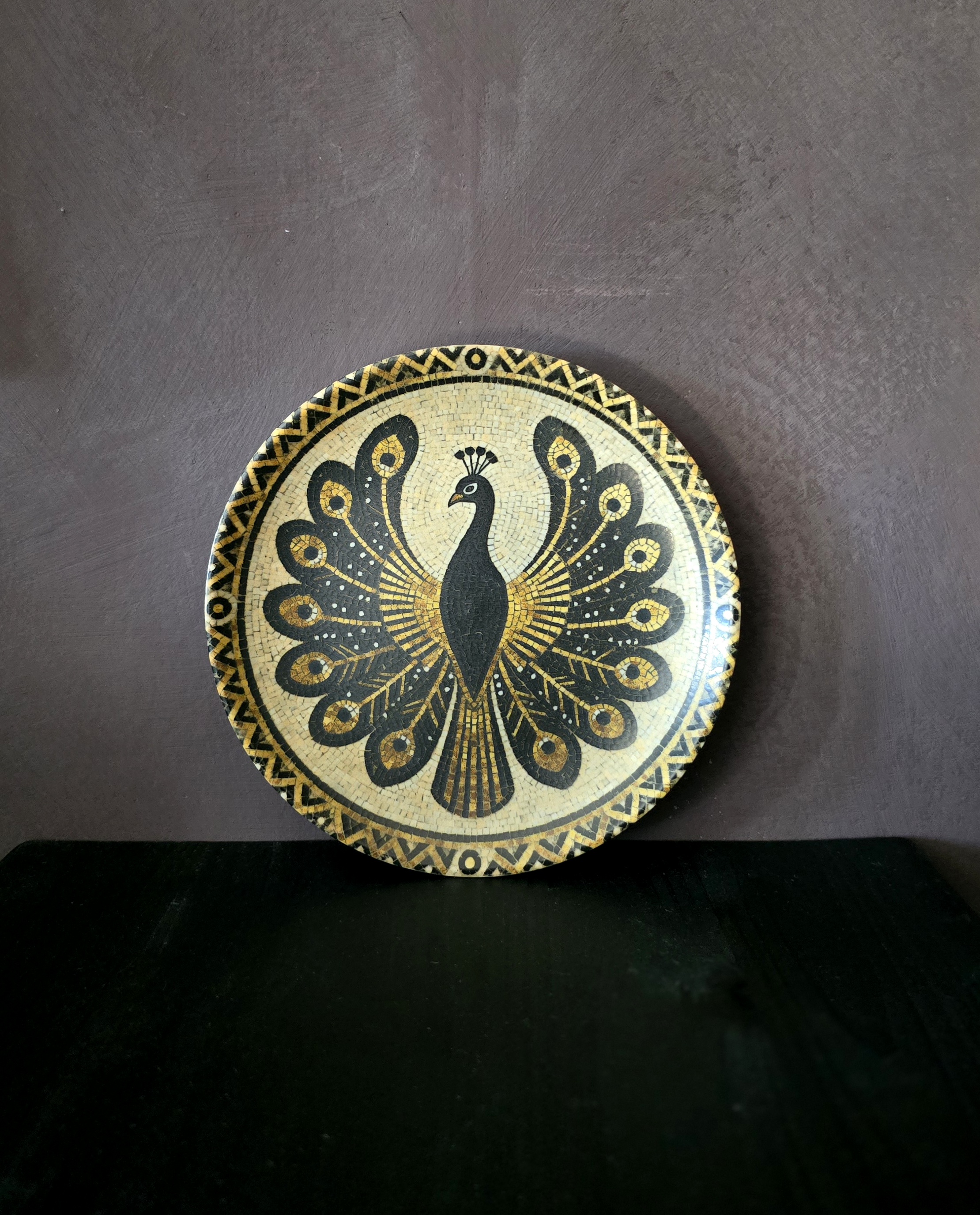 Fat / Assiett - Peacock Ø16 cm