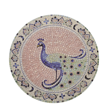 Fat / Tallrik - Peacock Ø21 cm