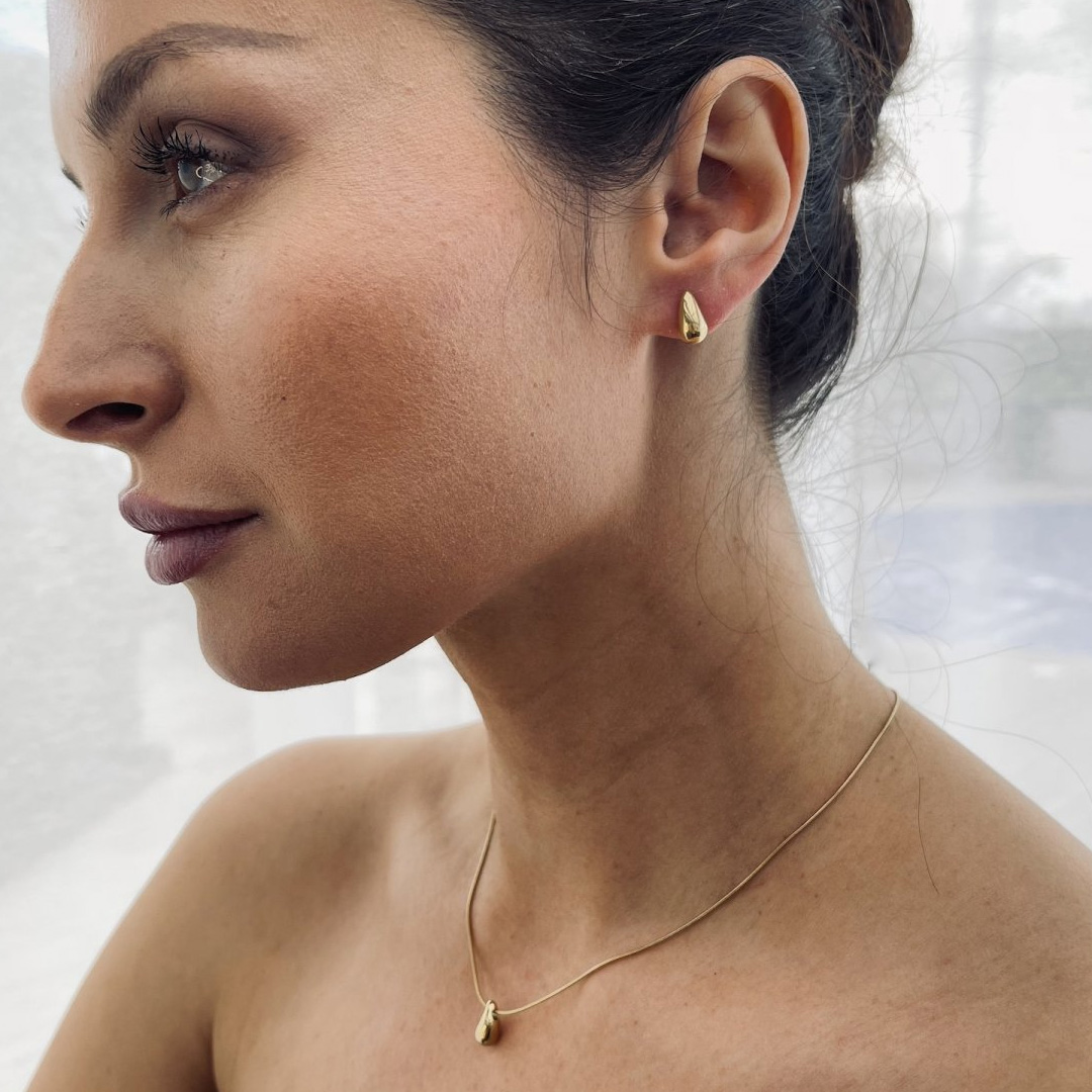 Bud to Rose halsband mini drop - guld - 3
