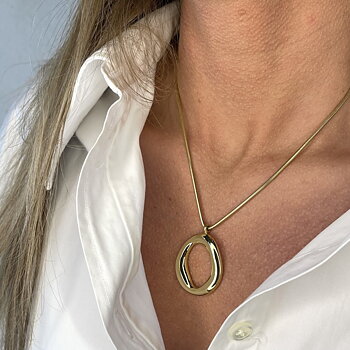 Bud to Rose Halsband Miller stor - guld