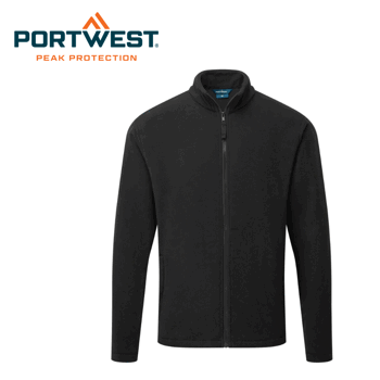 Fleecetakki Portwest Eco Musta