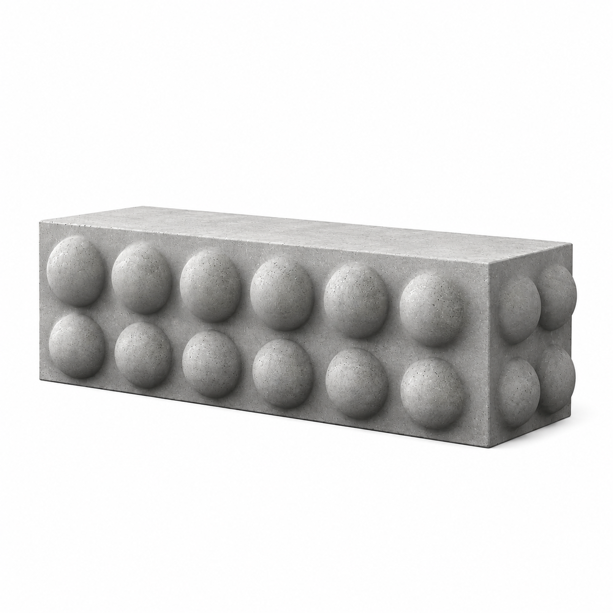 Parkbenk - Block Bubblebench Betong