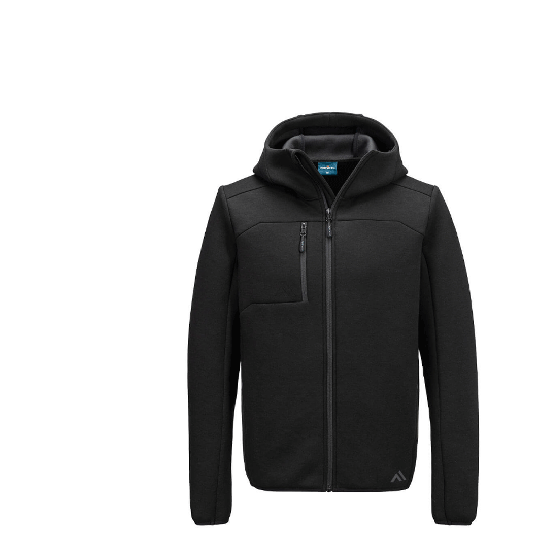Fleecetakki Portwest Tech Fleece Hood Musta - 2