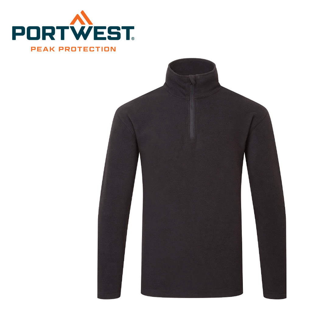 Half-Zip Fleece Portwest Musta