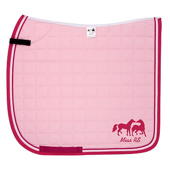 Dressyrschabrak Rosa DF, cerise/pärlemor