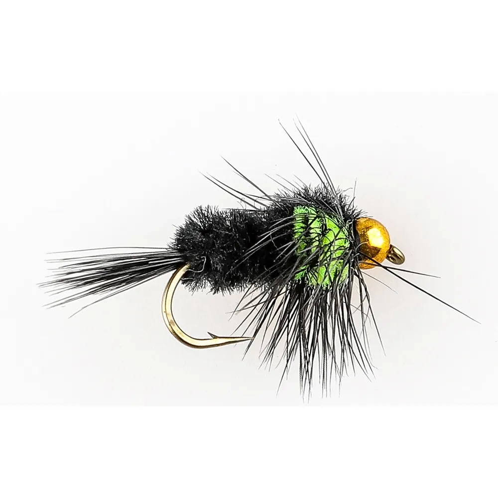 Danofly - Montana Flou Green Goldhead #12