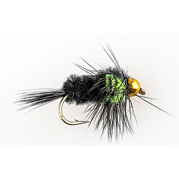 Danofly - Montana Flou Green Goldhead #12