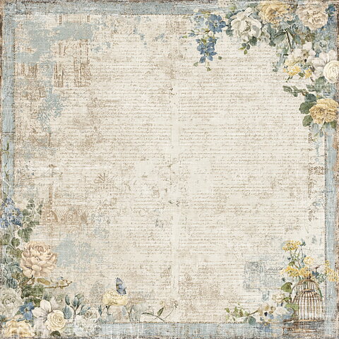 Papper Scrapbooking  Reprint -Summer Meadow -  12x12 (30,5 x 30,5 cm)
