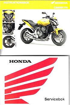 Ägarhandbok Honda CB600F/FA  2011-  A.500.2011.01.13-11