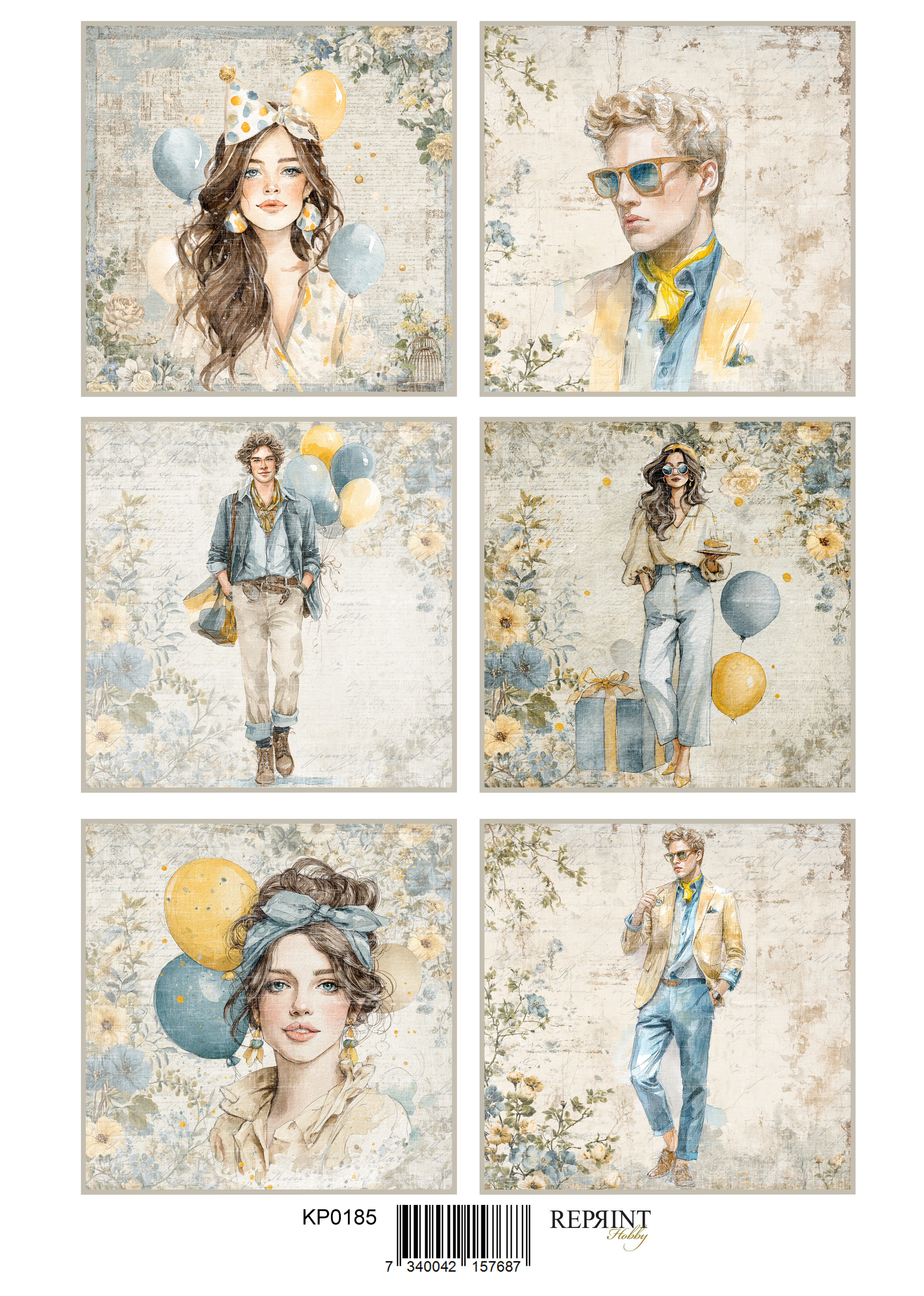 Papper Klippark -  Summer Meadow  Celebration -  A4