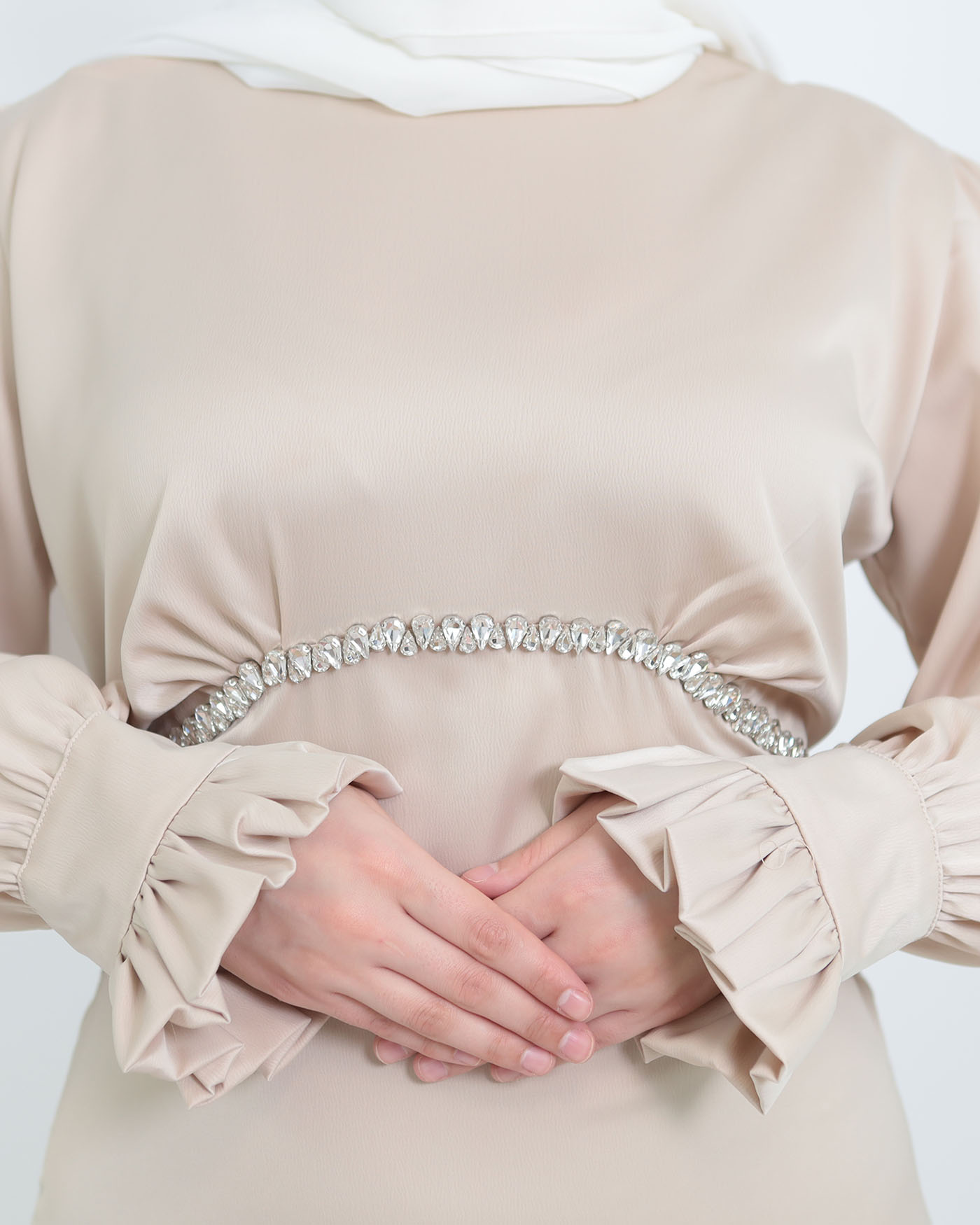 Party dress - Light Beige - 5