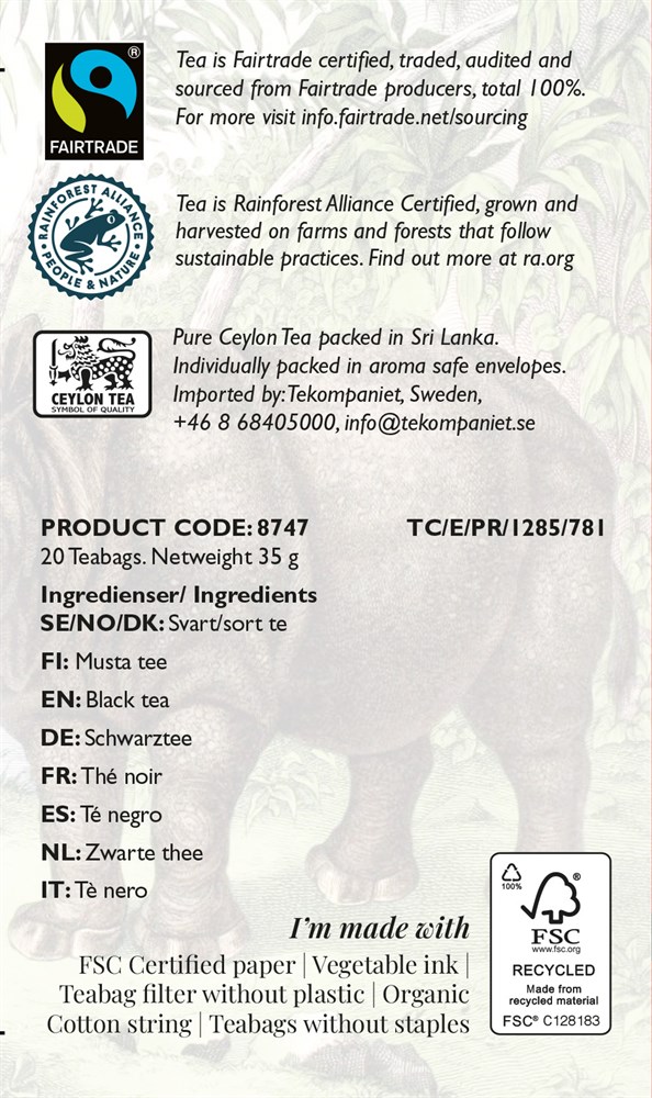 Life by Follis English Breakfast Rainforest Fairtrade - Tepåsar 20-pack - 2