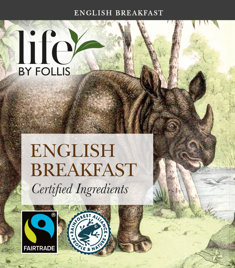 Life by Follis English Breakfast Rainforest Fairtrade - Tepåsar 20-pack - 4