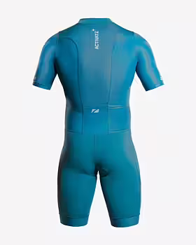 Zone3 Activate+ Short Sleeve Trisuit Men - Aqua Blue