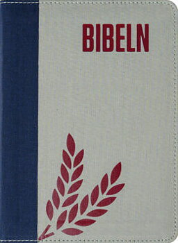 Bibel 2026 (grå/vinröd) - blixtlås, slim