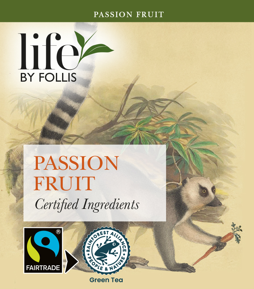 Life by Follis Passion Fruit Rainforest Fairtrade - Tepåsar 20-pack - 4