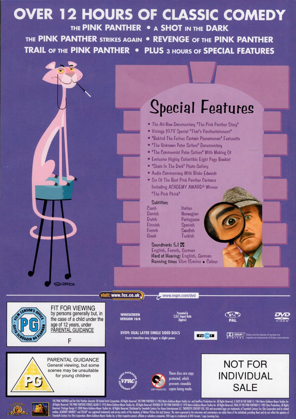 The Pink Panther Film And Cartoon Collection (ej svensk text på de tecknade filmerna) (Begagnad) - 4