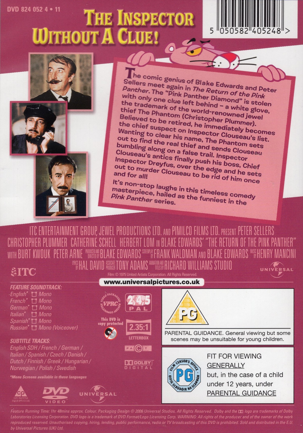 The Pink Panther Film And Cartoon Collection (ej svensk text på de tecknade filmerna) (Begagnad) - 6