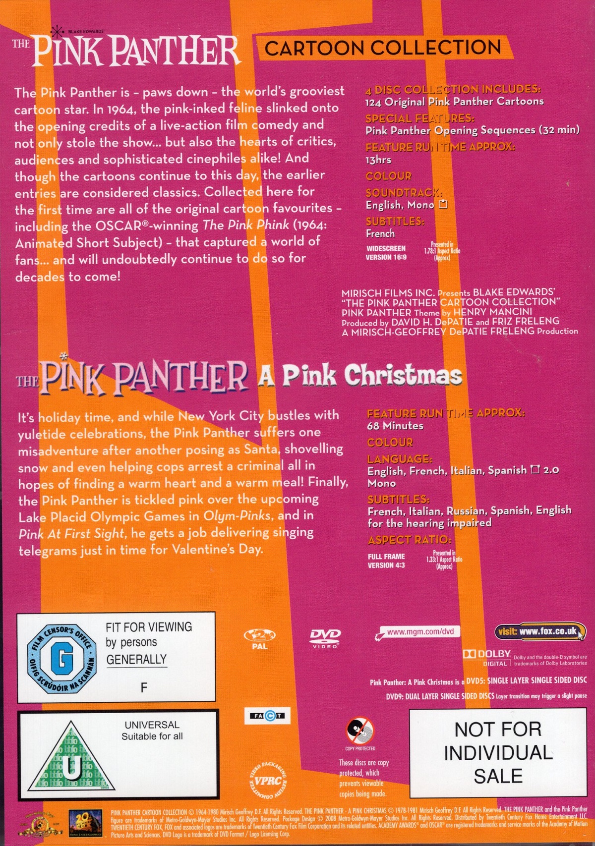 The Pink Panther Film And Cartoon Collection (ej svensk text på de tecknade filmerna) (Begagnad) - 8
