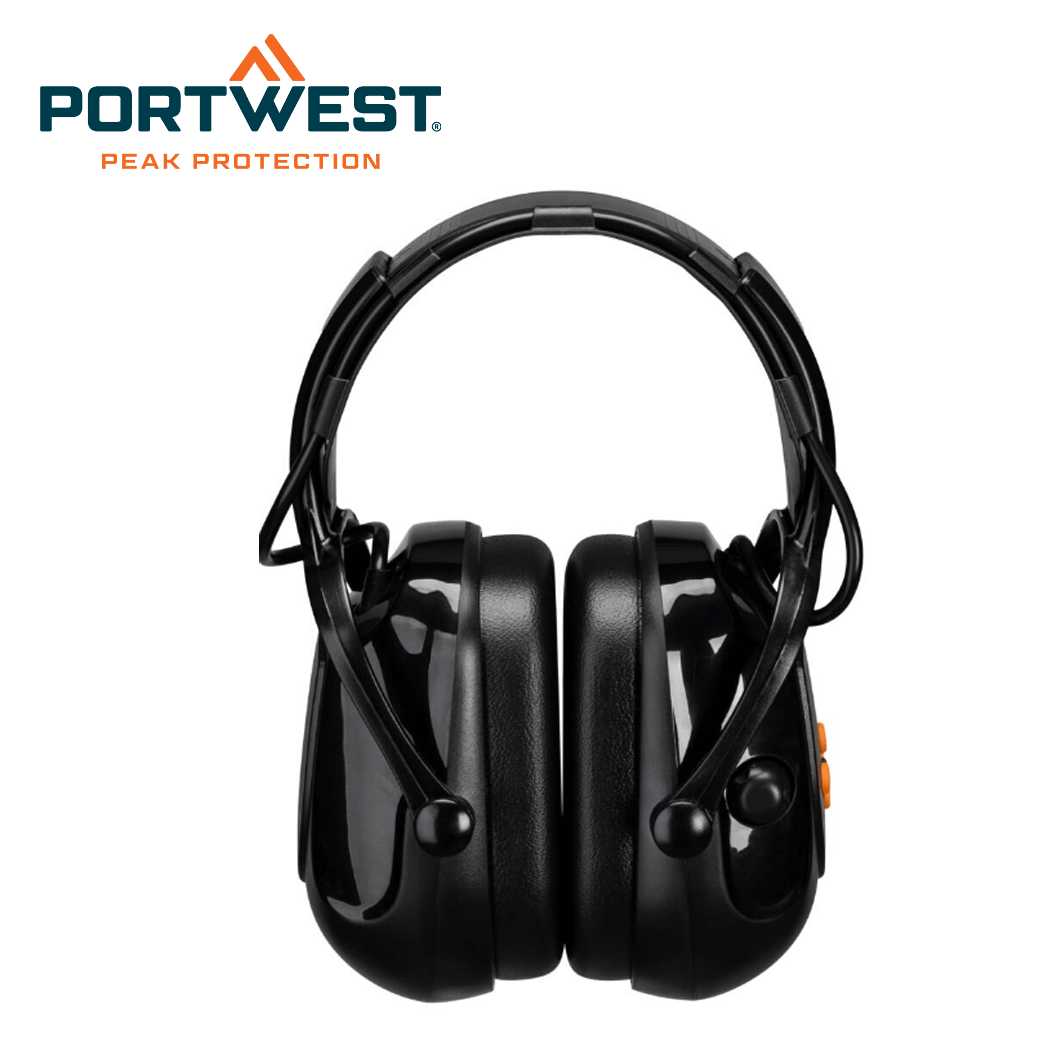 Kuulonsuojaimet Portwest Bluetooth Musta