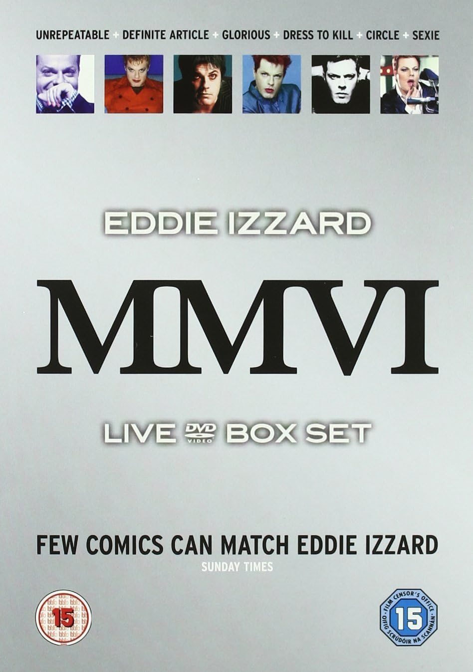 Eddie Izzard MMVI Live DVD Box Set (Begagnad)